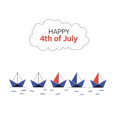 Paper Boat Fleet Adventure &ndash; Nostalgic &lsquo;Happy 4th of July&rsquo; Patriotic Flotilla