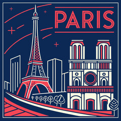 Futuristic illustration of morocco , paris and japan vector t shirt design, vector graphic, typographic poster or tshirts street wear and Urban style