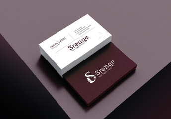 Elegant and Modern Business Card Design Layout