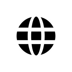 earth globe icon vector illustration