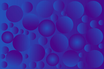 Abstract background with gradient blue circles