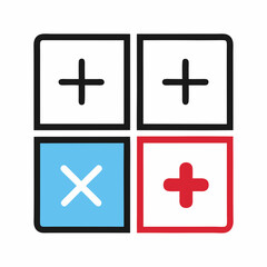 Obraz premium tic tac toe