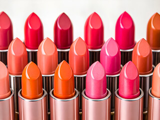 Obraz premium Luxury Lipstick Collection. A Vibrant Spectrum of Beauty