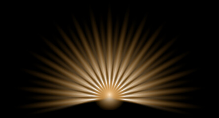 Dynamic Light Streaks Background. Bright light lens, Shiny, glowing sparks