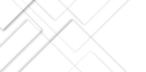 Abstract white rectangle shape geometric line background. Light Silver, Gray vector pattern in square style. Abstract technology of squares concept. vector illustration background