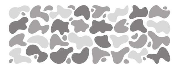 Set Of Blob Shapes Vector Illustration Art