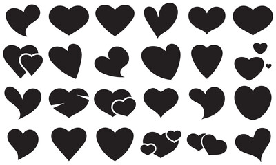 Heart love icon. valentines Day divider. Pictograms and infographics for mobile apps. vector illustration.	

