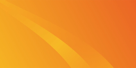 Colorful Orange Wave Background Design, Flowing Orange Stylish Background Template Vector