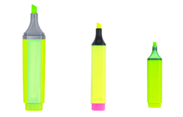 Assorted highlighter markers in vibrant colors for organizing and highlighting text.