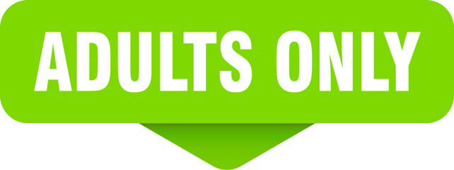 adults only sticker. adults only sign on transparent background