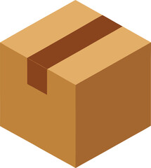  cute cartoon box vector art illustration