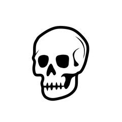 skull icon vector illustration 
