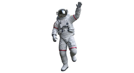 Isolated Astronaut