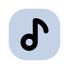 Music note icon.