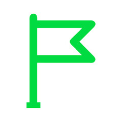 Obraz premium Flag icon.