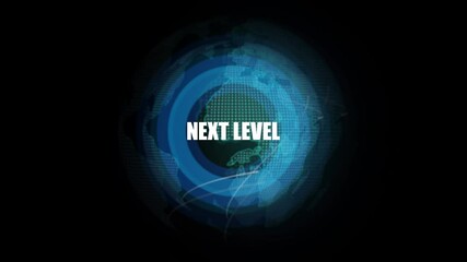 Global earth on next level concept. - Powered by Adobe