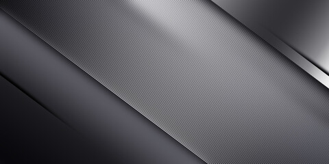 Diagonal Black Stripes Texture on Luxury Backdrop with Silver Line 