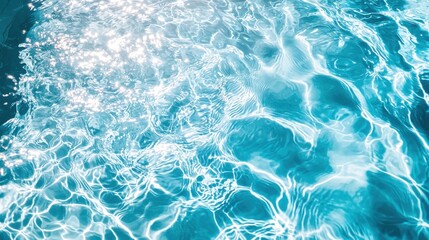 Obraz premium abstract blue color water wave, pure natural swirl pattern texture, background photography