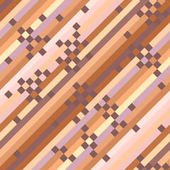 Stripes Seamless Pattern. Colorful Vector Background.