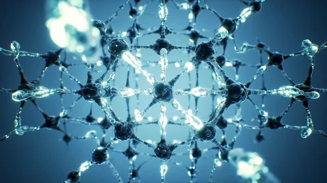 Self-organizing molecular assembler lattice weaving glowing filaments