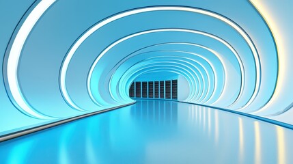 Futuristic tech hub modern architecture and sleek interiors