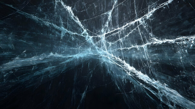 engine spinning with noise lines and symmetrical oscillating pulses