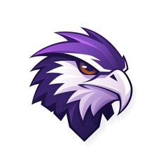 Obraz premium Eagle animal purple design.