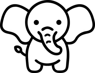 elephant icon lines6