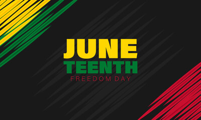 Juneteenth celebration design featuring bold colors, resilience, and Black heritage. Perfect for honoring liberation and unity.