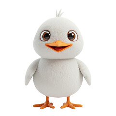 Obraz premium Charming Plush Chick Perfect for Childrens Books Animation and Marketing
