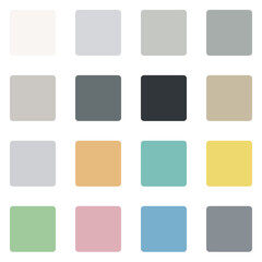 Fototapeta premium Neutral and Soft Color Palette – Warm and Cool Tones Swatch for Design Inspiration