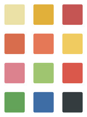 Bright and Vibrant Color Palette – Warm and Cool Tone Swatches for Creative Projects