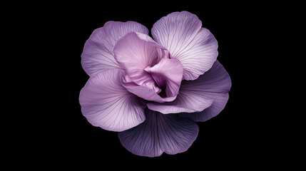 Naklejka premium Elegant purple flower with intricate petal details