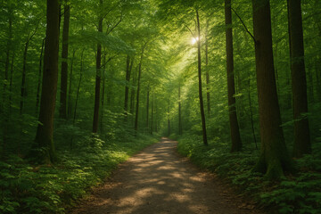 Fototapeta premium path in the woods