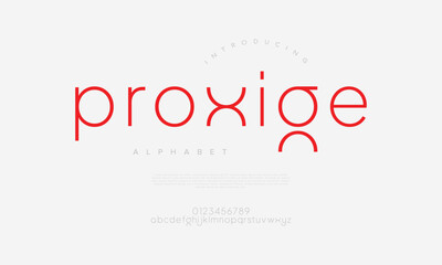 Minimalist and futuristic sans serif font with rounded edges, ideal for tech, UI, and branding