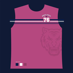 t shirt concept with tiger image