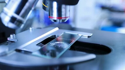 A scientist studies microbial life under a microscope, investigating the role of bacteria in food spoilage and how to prevent contamination.