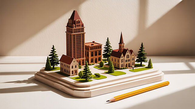 Christmas tree on Red Square in Moscow Russia with historic architecture background