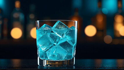 A cocktail that glows like a fragment of deep space — swirling with cosmic energy and served in perfect darkness. This is more than a drink; it's an experience, where futuristic mixology meets cinemat