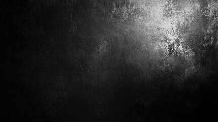 Obraz premium Black and white grainy textured banner header backdrop with gradient noise