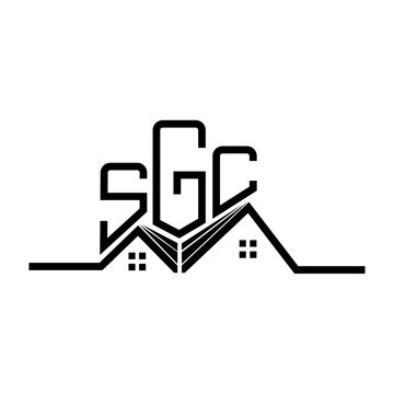 SGC Real State logo design, SGC simple and modern logo. SGC luxurious alphabet design
