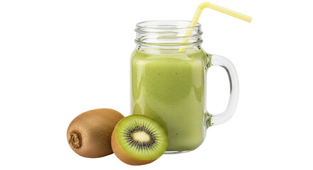 Isolated Kiwi Smoothie