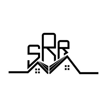 SRR Real State logo design, SRR simple and modern logo. SRR luxurious alphabet design