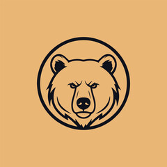 vector illustration of a bear