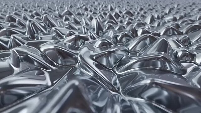 close up of silver metal plate