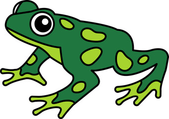 isolate amphibian icon vector
