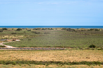 Fototapeta premium Les Orpellieres, Site Naturel Protégé, Valras, Sérignan, 34, Hérault, France