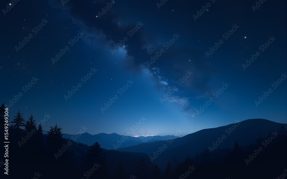 Wall mural night starry sky background, universe theme. high quality