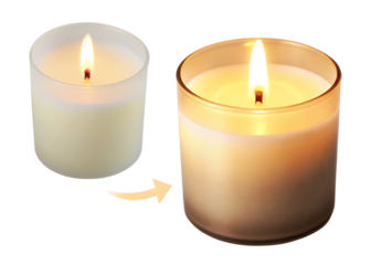  candle isolated on white background  PNG ,ai generated