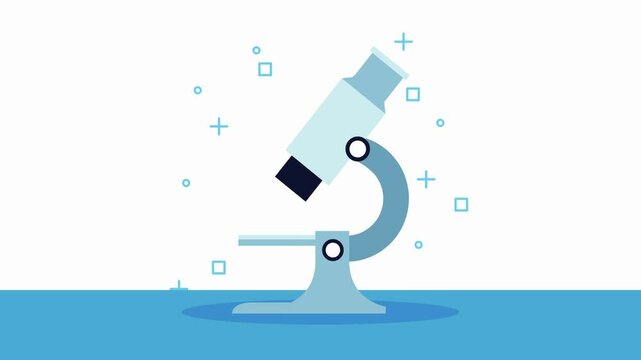 image of a microscope to study the DNA of a person with cancer, researching methods to slow the spread of cancer and more effective therapies.